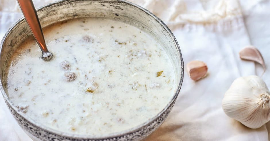 طرز تهیه آش دوغ اردبیل