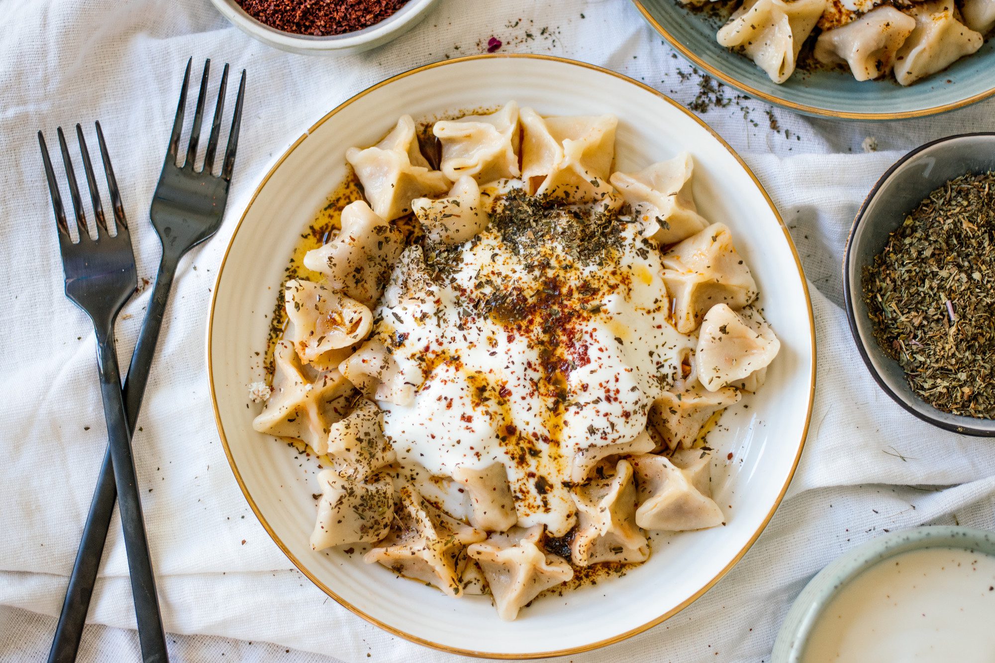 طرز تهیه مانتی