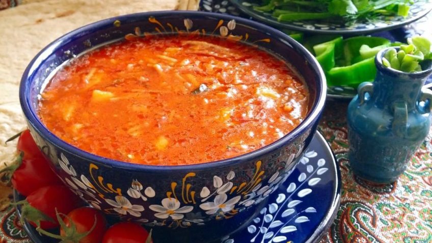 طرز تهیه اشکنه