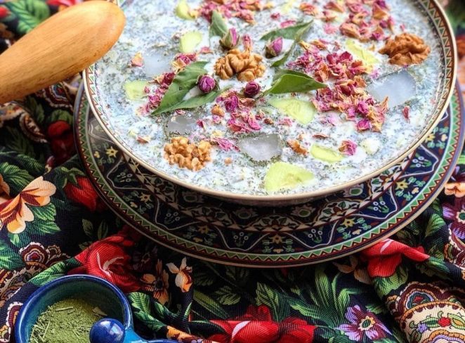 آب دوغ خیار