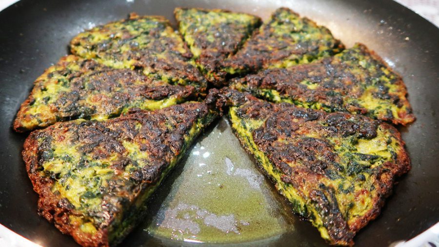 طرز تهیه کوکو اسفناج