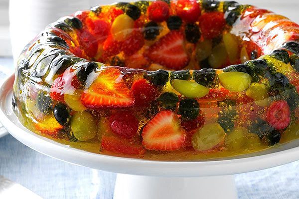 طرز تهیه ژله میوه ای