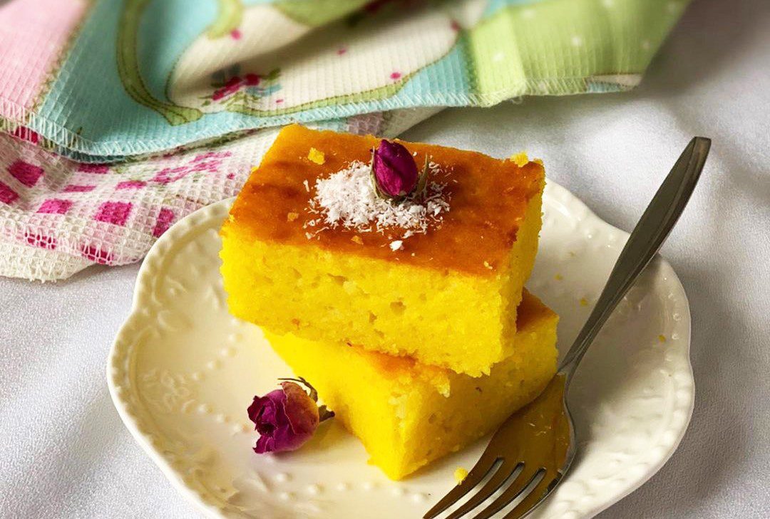 طرز تهیه کیک زعفرانی