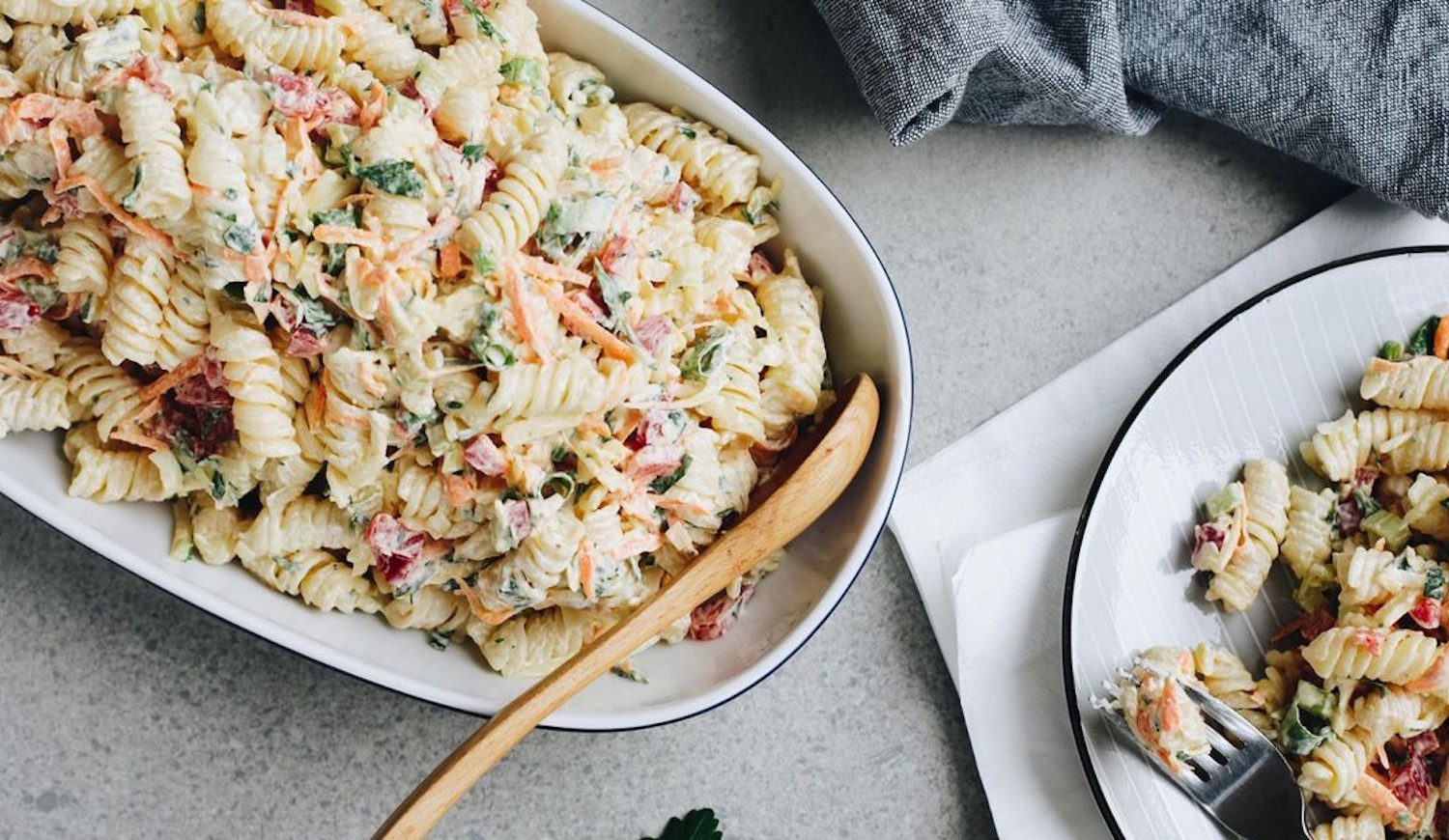 طرز تهیه سالاد ماکارانی