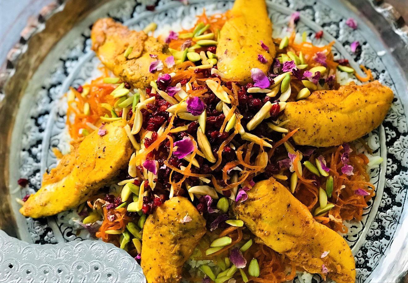 طرز تهیه شیرین پلو