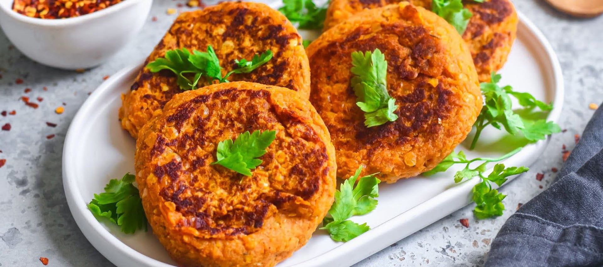 طرز تهیه کتلت عدس