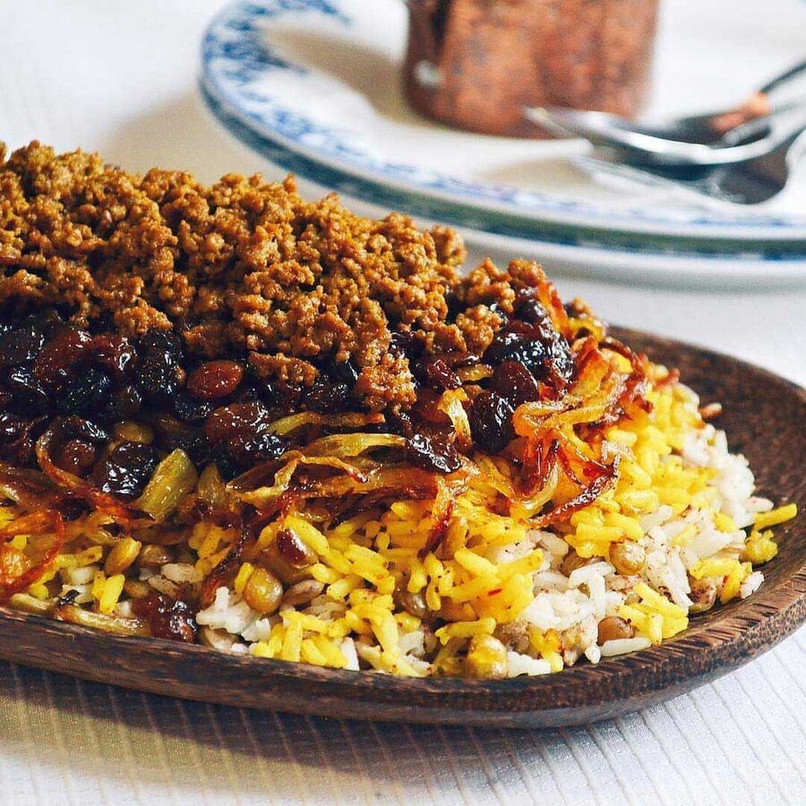 طرز تهیه عدس پلو