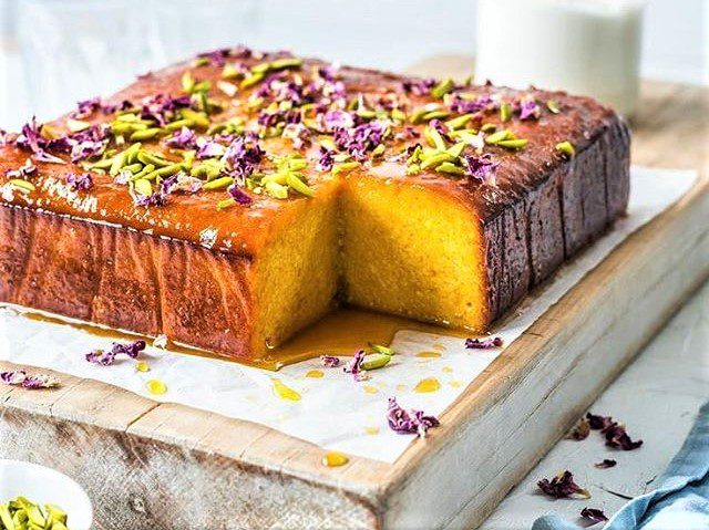 طرز تهیه کیک باقلوا