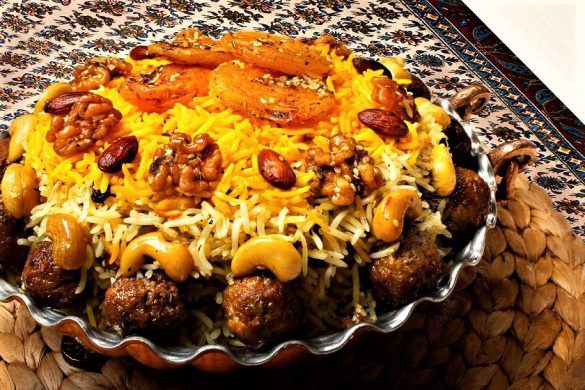 طرز تهیه قیسی پلو