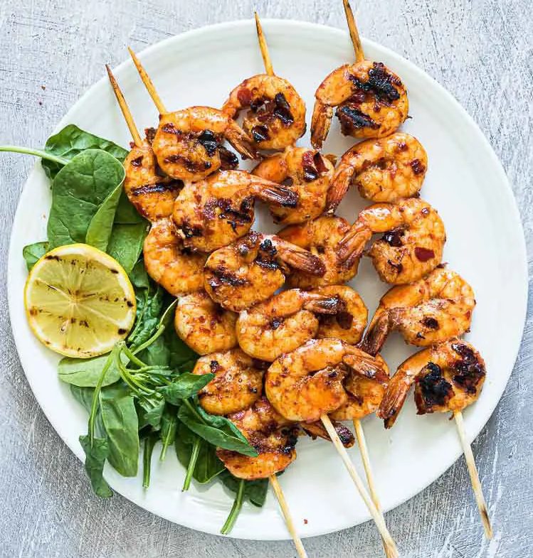 طرز تهیه میگو کبابی