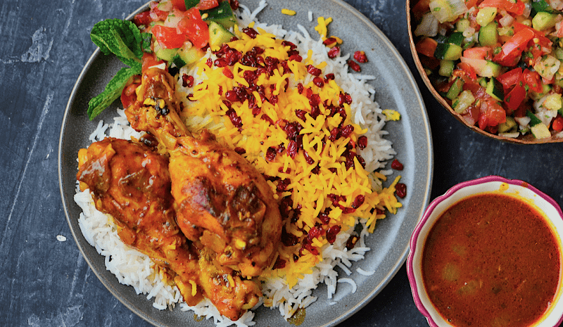 طرز تهیه زرشک پلو با مرغ