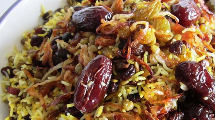 طرز تهیه عدس پلو