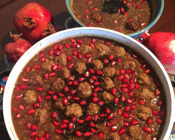 طرز تهیه آش انار