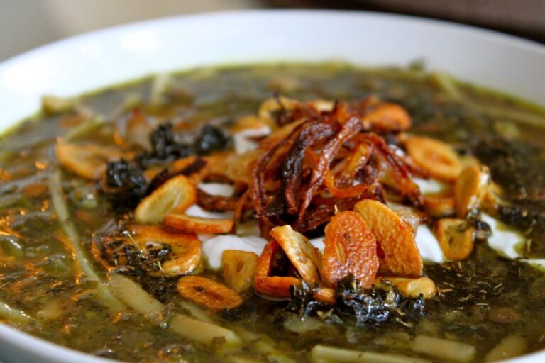 طرز تهیه آش اوماج