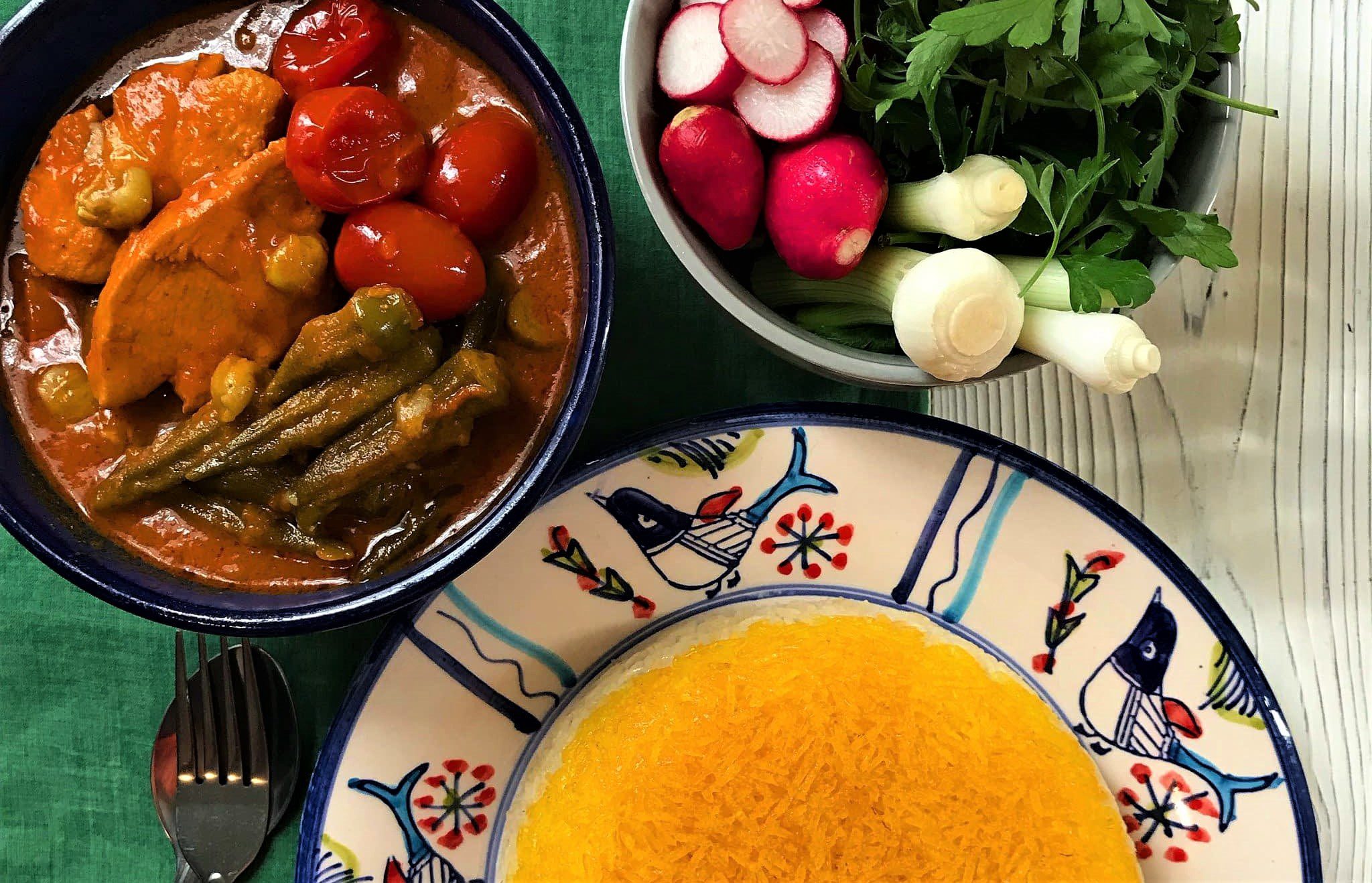 طرز تهیه خورش بامیه