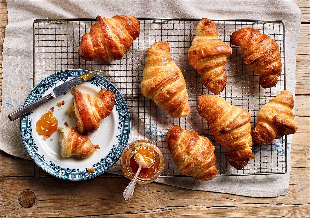 طرز تهیه کروسان