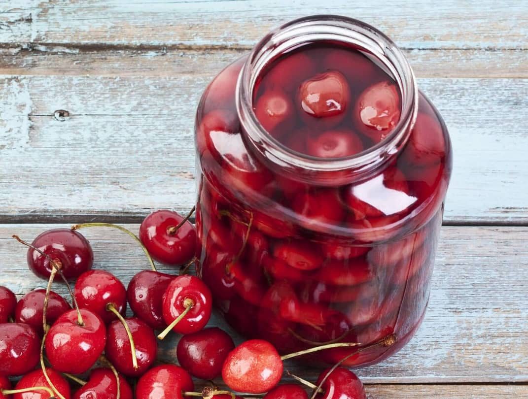 طرز تهیه کمپوت گیلاس