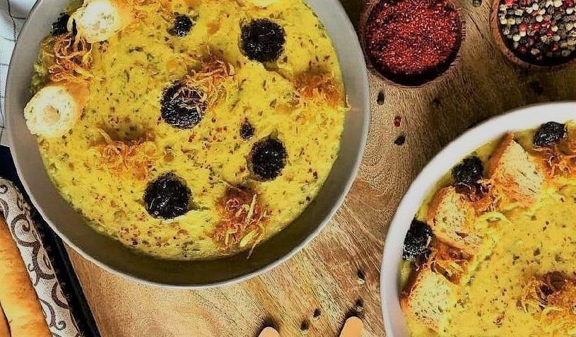 طرز تهیه آش ترخینه