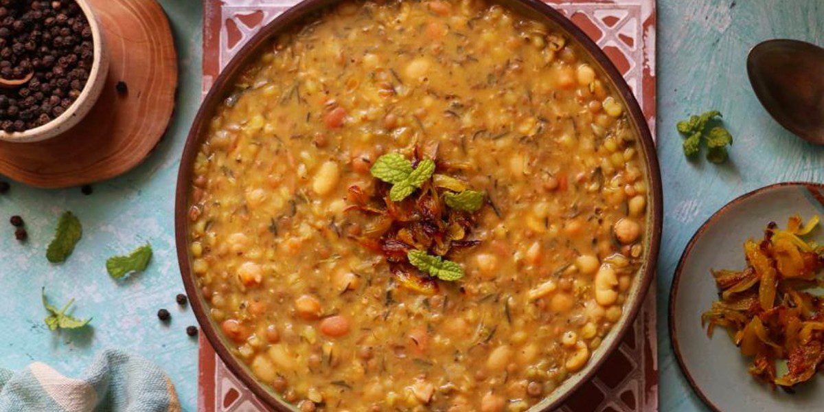 طرز تهیه آش دندونی