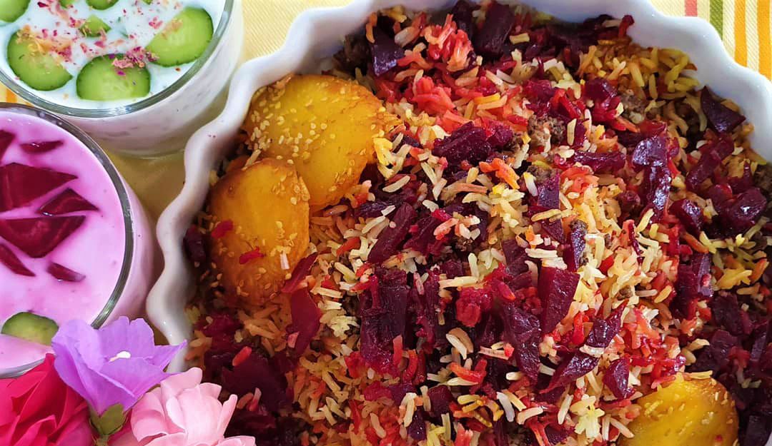 طرز تهیه لبو پلو