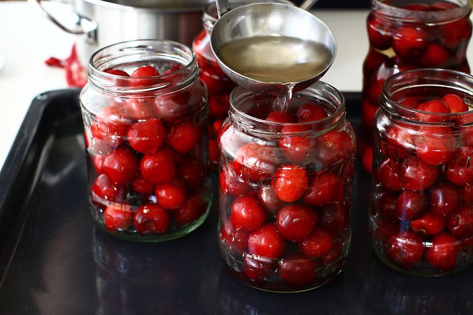 طرز تهیه کمپوت گیلاس