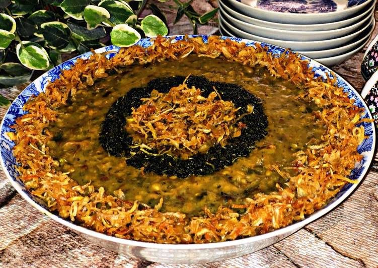 طرز تهیه آش شله قلمکار