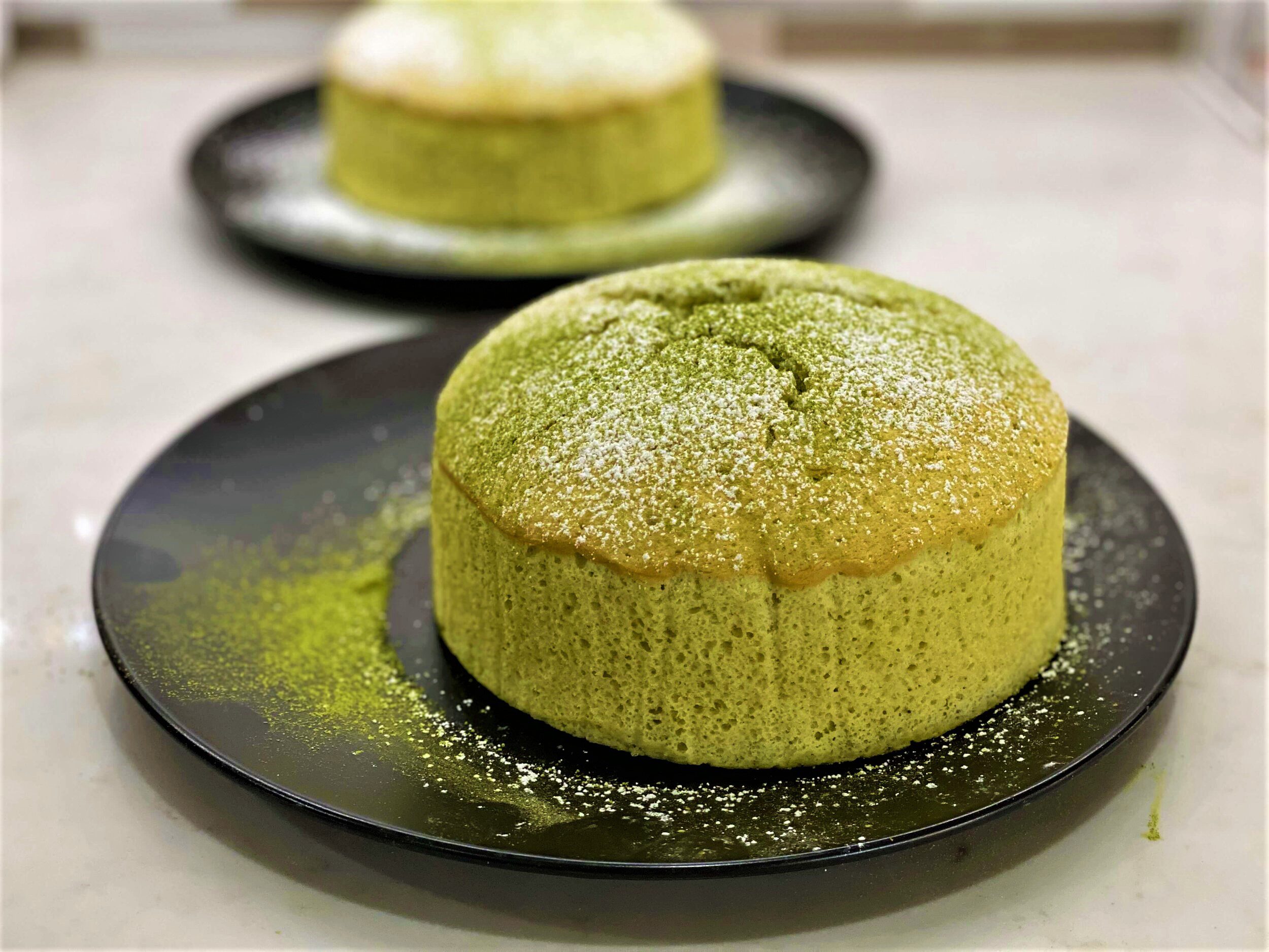 طرز تهیه کیک ماچا