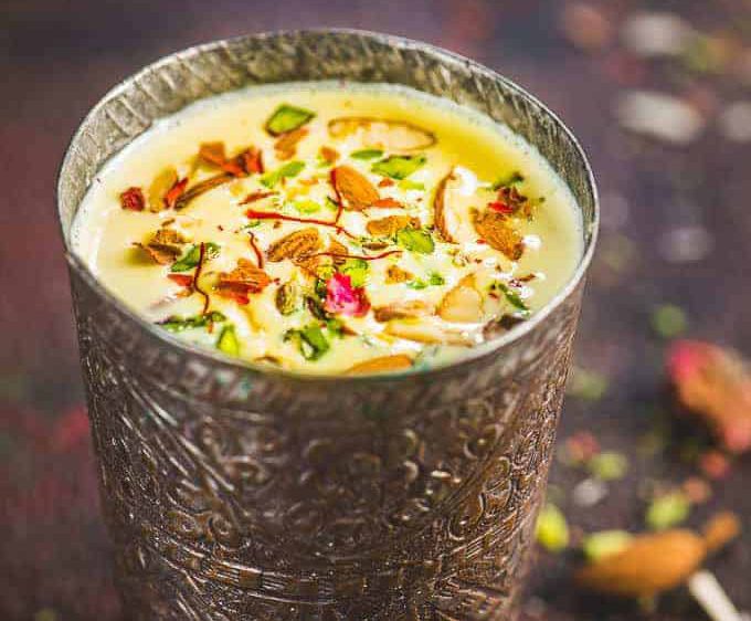 طرز تهیه شیر زعفران