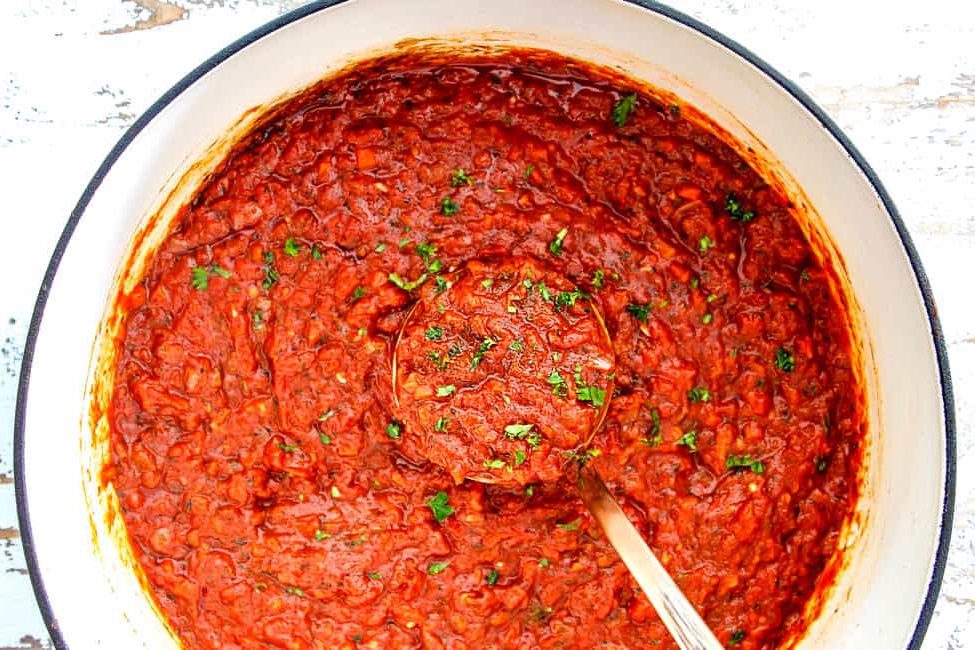 طرز تهیه سس مارینارا