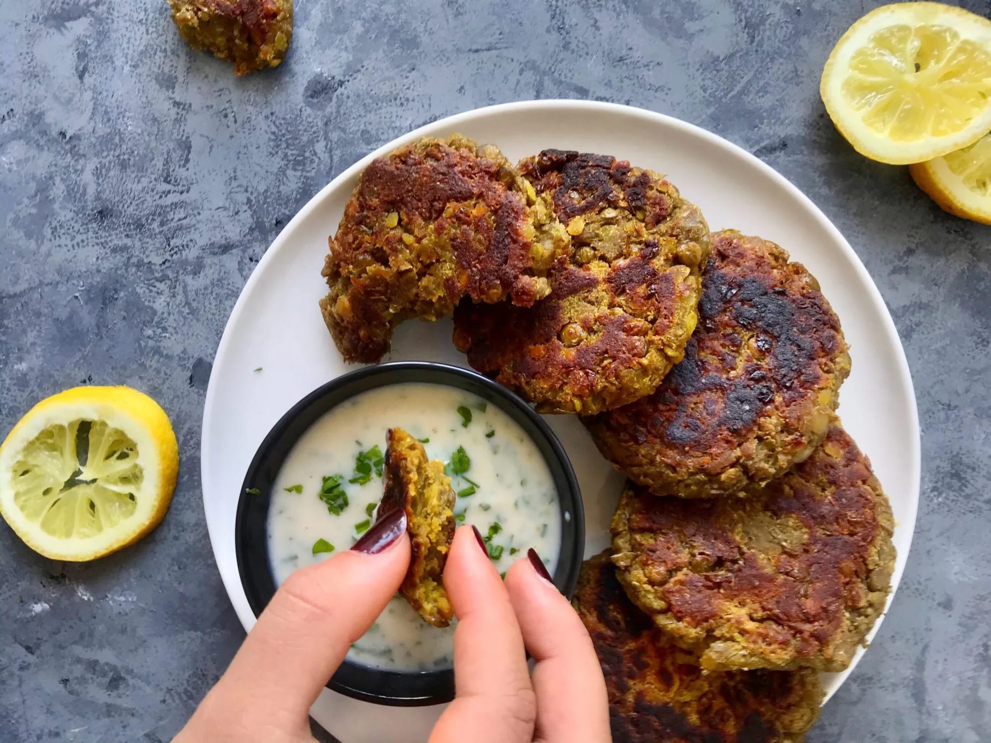 طرز تهیه کوکوی عدس