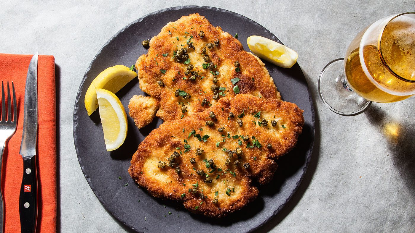 طرز تهیه شنیسل مرغ