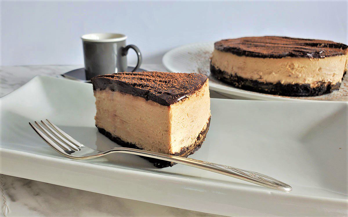 طرز تهیه چیز کیک قهوه