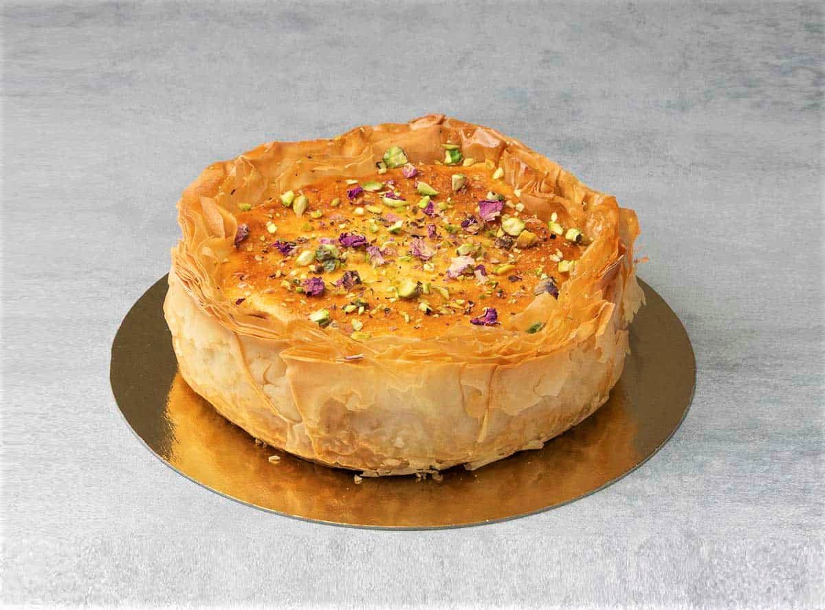 طرز تهیه چیز کیک باقلوا