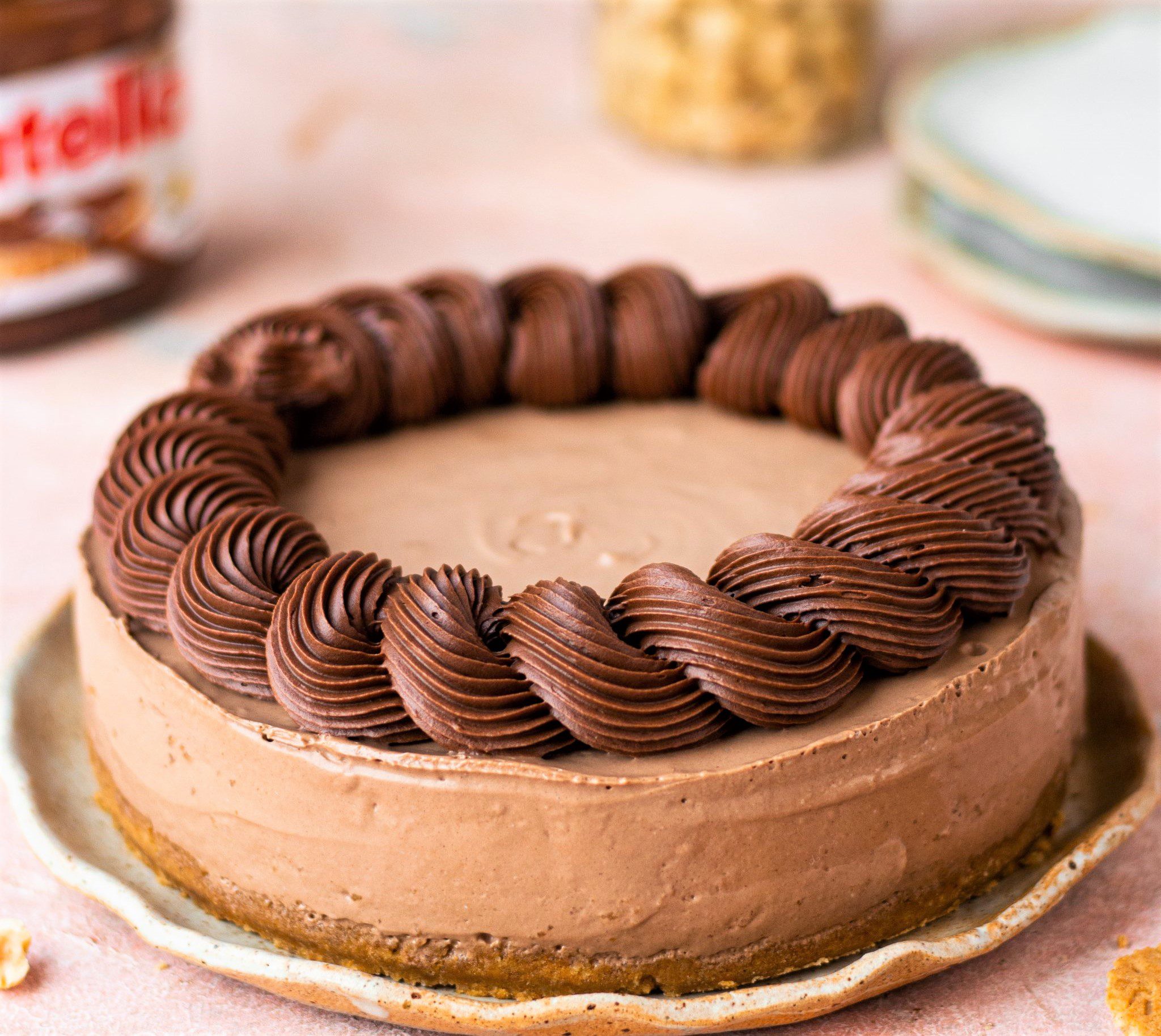 طرز تهیه چیز کیک نوتلا