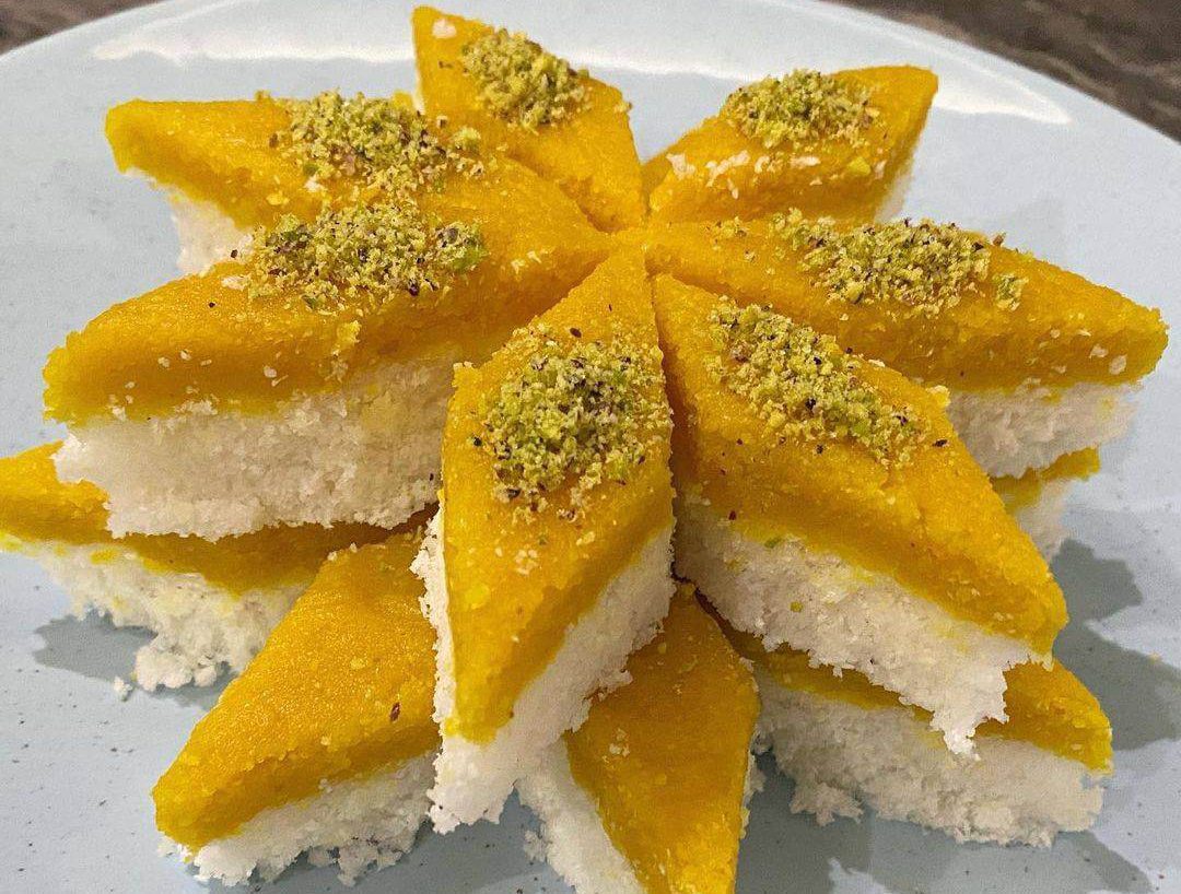 طرز تهیه لوز نارگیلی