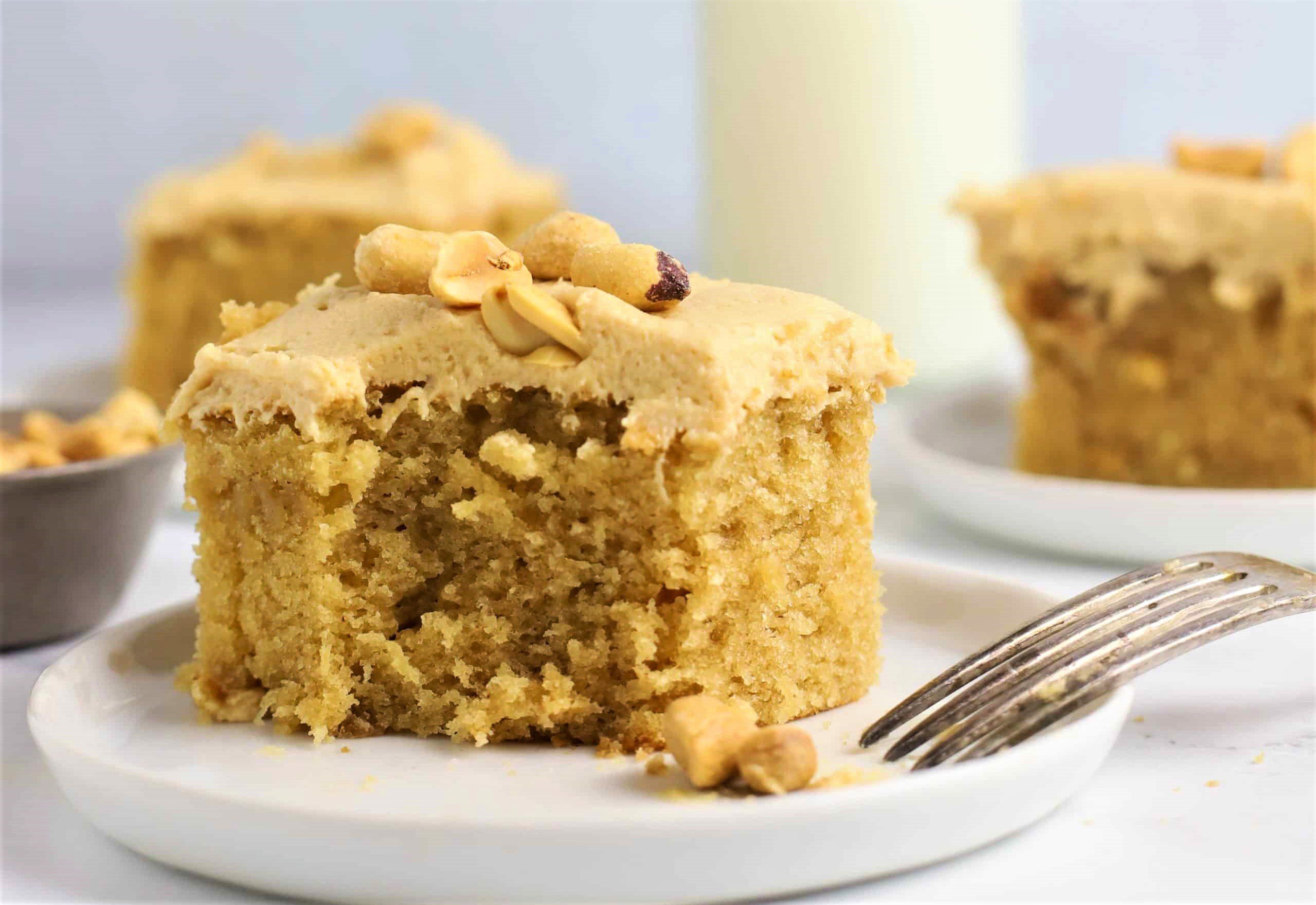 کیک کره بادام زمینی