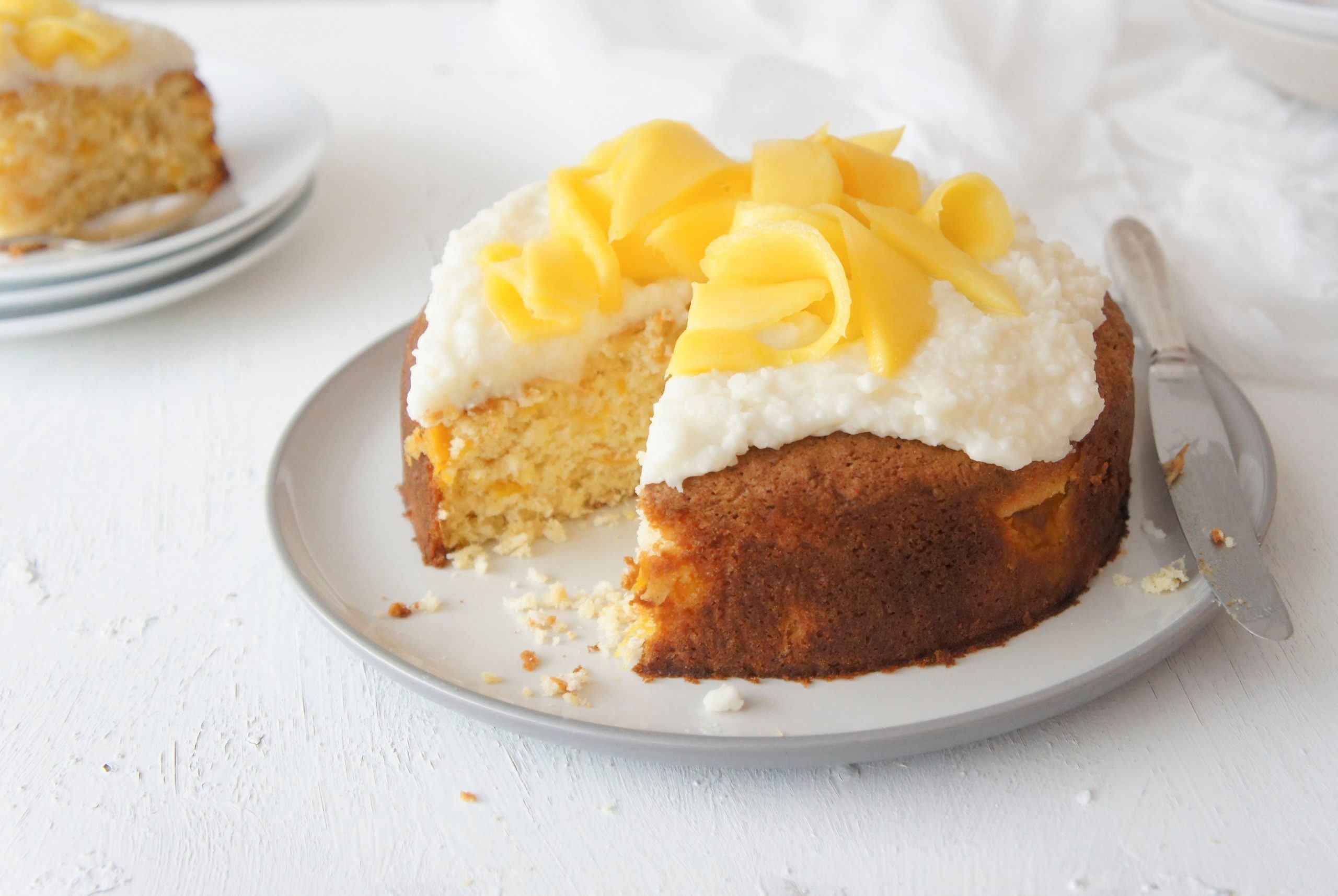 طرز تهیه کیک انبه