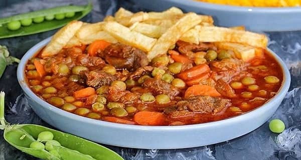 طرز تهیه خورش نخود فرنگی