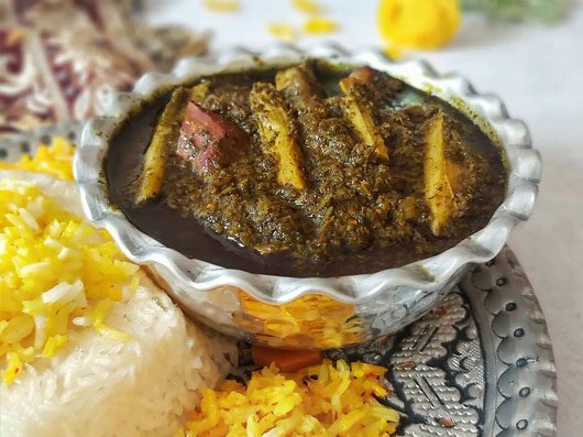 طرز تهیه خورش گیلاخه