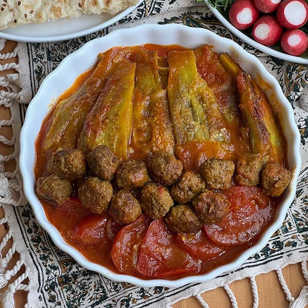 طرز تهیه مشته بادمجان