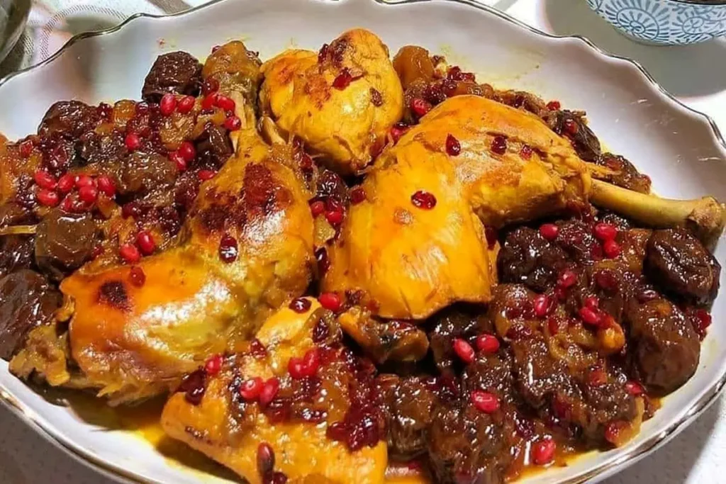 طرز تهیه مرغ رب اناری