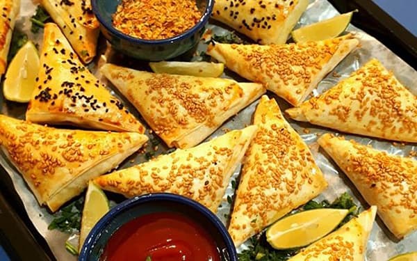 طرز تهیه بورک اسفناج