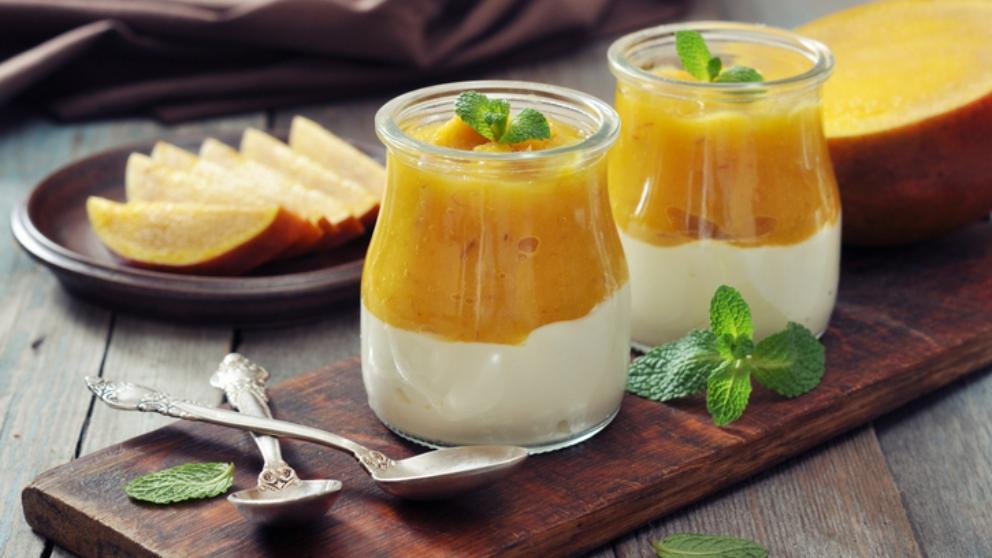 طرز تهیه پودینگ انبه