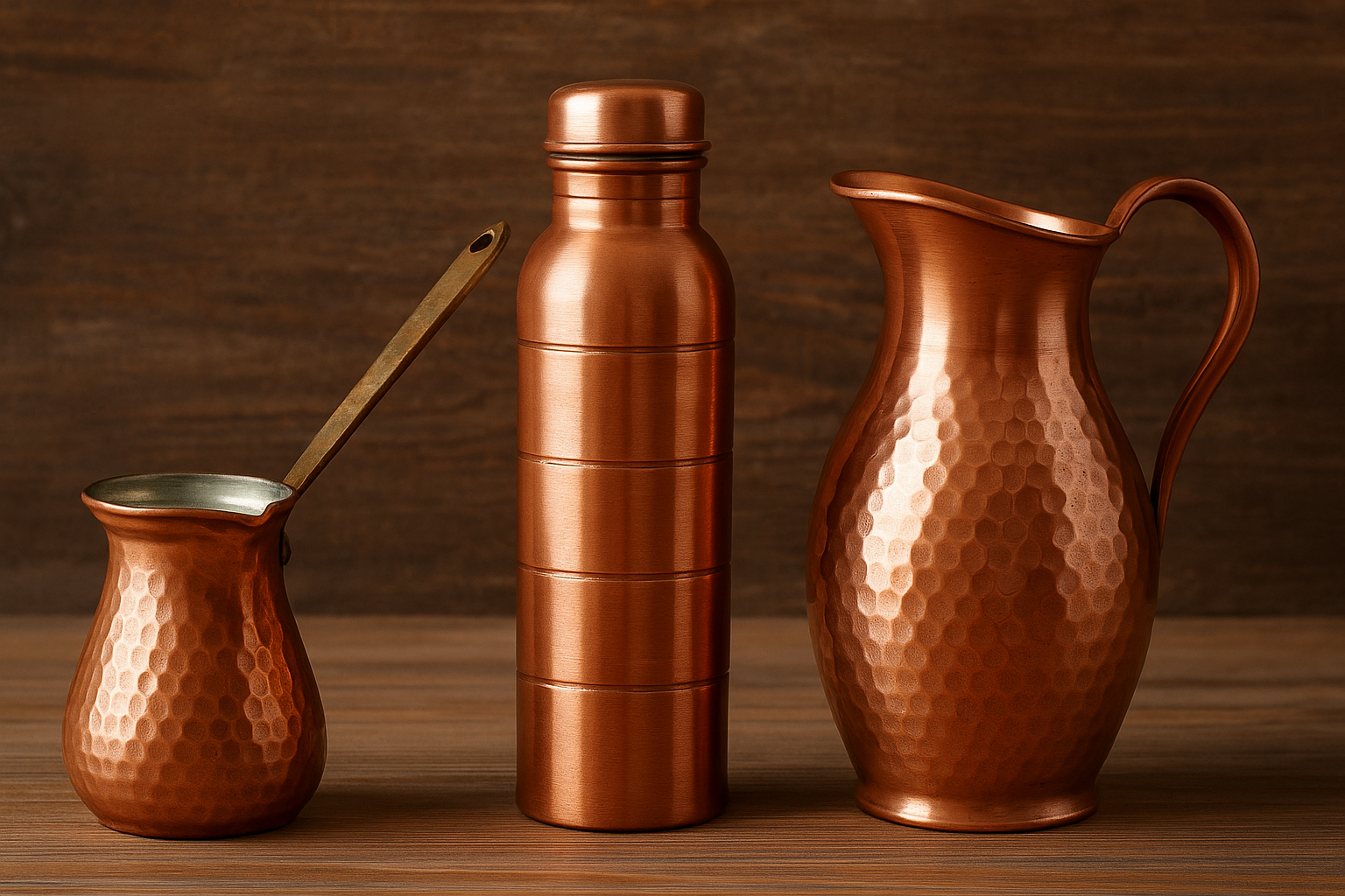 ظروف نوشیدنی مسی