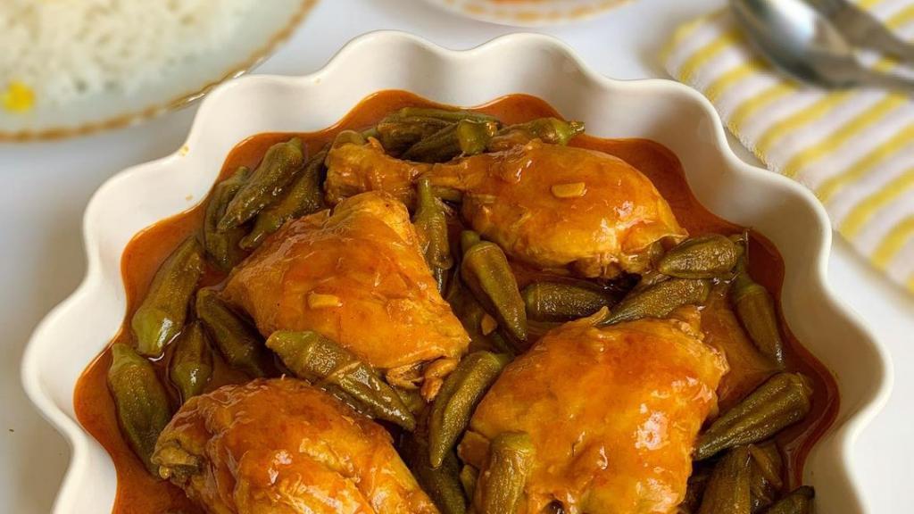 طرز تهیه خوراک بامیه