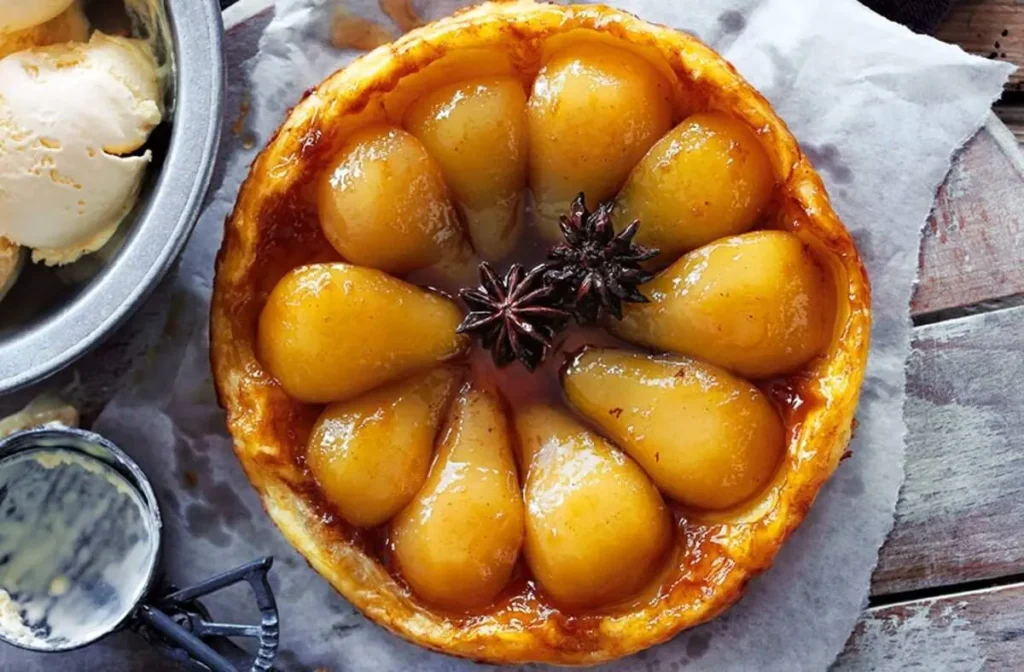 طرز تهیه تارت گلابی