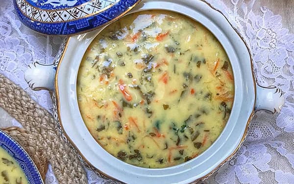 طرز تهیه سوپ گشنیز