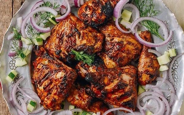 طرز تهیه مرغ تندوری