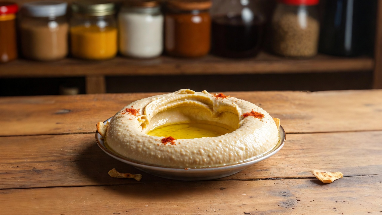 طرز تهیه حمص با ارده در خانه