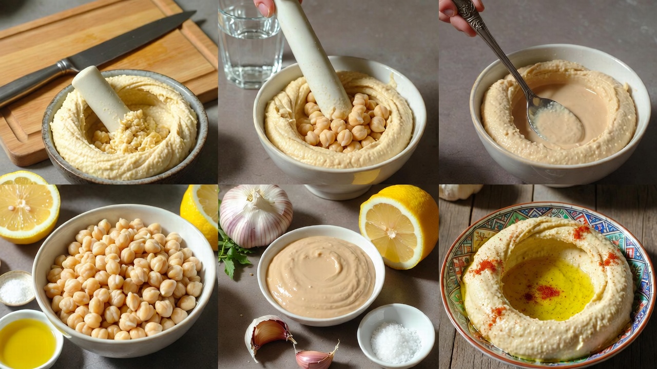 طرز تهیه حمص عربی